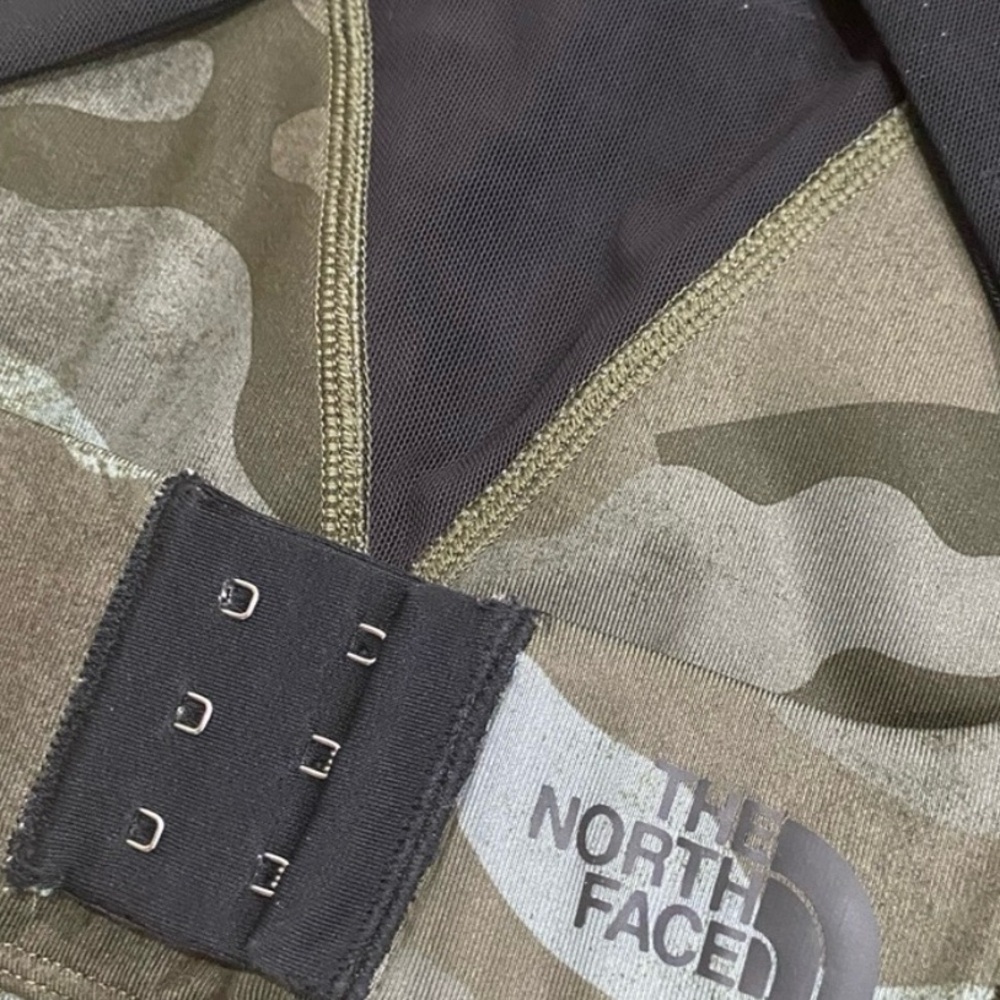 Tnf High Impact Stow N Go C/D Cups Sports Bra Camo Sz Medium View 4
